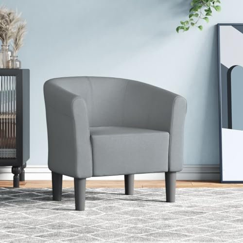 ZEYUAN Sillón de Tela Gris Claro, Butacas De Cine, Sillones Salon, Sillon Tantra Sexual, Sillón De TV, Sillon Lactancia - 356429