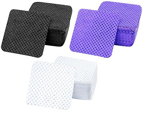 Healeved Salviette per Unghie Senza Pelucchi Dischetti per La Rimozione dello Smalto per Unghie 3 Colori per Salone Casa Viaggio