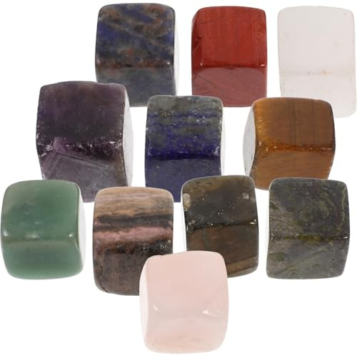 BESPORTBLE 11 pièces Cristaux Naturels Glaçons Réutilisables pour Refroidir Vin Bière et Jus Surface Lisse et Facile à Nettoyer Cadeau pour Amateurs de Spiritueux