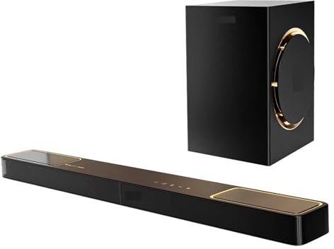 Soundbar Med Dolby Atmos Surround Sound-system For TV 6,5-tums Subwoofer, Hemmabio, Bluetooth-högtalare MåNgsidiga AnslutningsmöJligheter