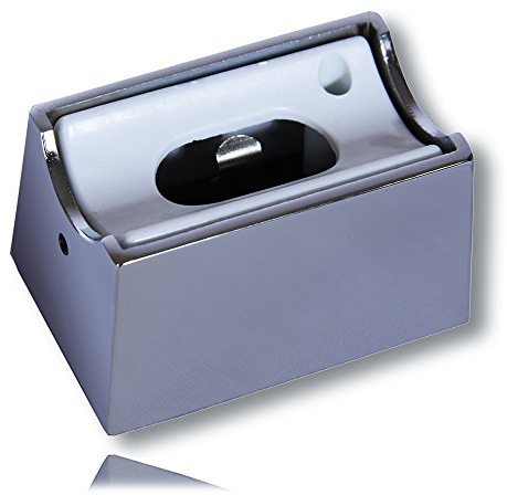 LEDmaxx S14DAL A, Fassung Linienlampe für Osram Linestra Ralina ein Sockel Aluminium, 60 W, S14d, silber, 7 x 4.5 x 4 cm