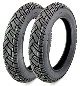 Bisomo 2x Reifen 2,75 x 16 Zoll VRM 094 Straßenprofil, 43J für Simson S50, S51, S70, S53, KR51, SR4-4 - Vee Rubber