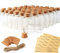 GUDELAK 48pcs 25ml Glass Bottles with Cork Stoppers, Mini Small Glass Vials for Wedding Favors DIY Crafts Baby Shower Birthday Home Decorations
