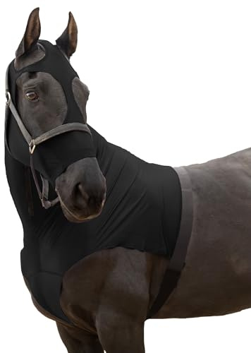 RESISTANCE Premium Horse Hood Pull-On with Face - Horse Sleazy Slickers and Horse Care Sheet