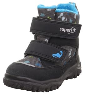 Superfit Jungen Husky1 Warm Gefütterte Gore-tex Schneestiefel, Grau Hellblau 2000, 30 EU