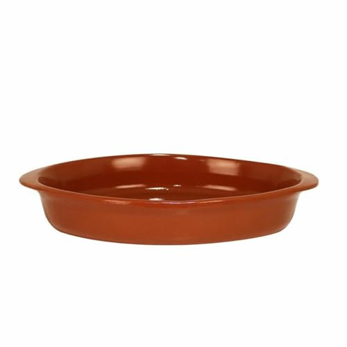 Azofra Fuente de Cocina Barro cocido Ovalado 44 x 26 x 7 cm (4 Unidades)