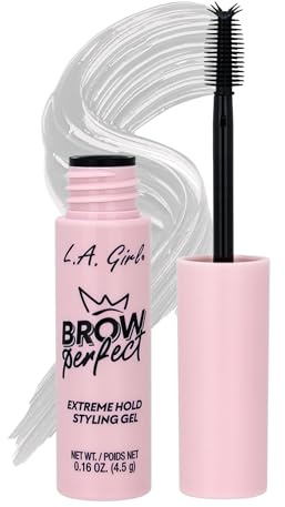 Brow Perfect, Extreme Hold Styling Gel, GBG389 Clear, 0.16 oz (4.5 g), L.A. Girl