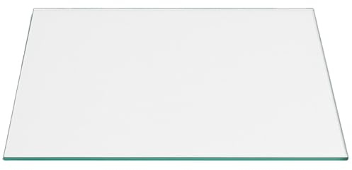 SPARES2GO Universal Glass Fridge Shelf Replacement Refrigerator (400mm x 290mm)