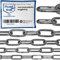 100-cm = 1-mètre 5-mm d'épaisseur chaîne en acier inoxydable V4A lien longue de NietFullThings en un seul morceau anchor chain DIN 5685 DIN 763 1-m