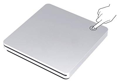 External 3D Blu Ray DVD Drive,USB 3.0 and Type-C Blu Ray DVD Burner Ultra Slim Smart Touch Slot-in BD CD DVD RW Burner Player Writer Compatible with Laptop Desktop MacBook Windows 7 8 10 Mac OS-Silver