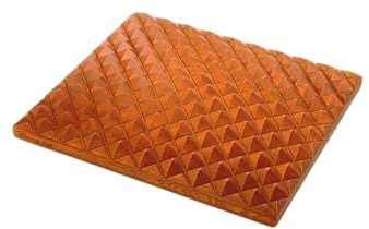 Premium Mohagany Wood Acupressure Reflexology marma mat for Feet, Back | Neck Pain | Sciatica | Plantar Fasciitis | Insomnia | Stress Relief | Patented Curve Design | Made in USA