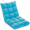 Nexos Relax-Lounger 53x52x60cm hell-blau Bodensofa verstellbar Relax-Sofa Bodenstuhl Jugendsessel Gästebett klappbar Sitzsack Klappbett Sitzkissen (Blau)