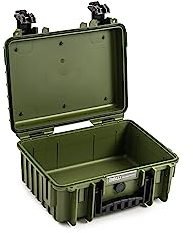 B&W International Transportkoffer Outdoor 3000 (PP.117) Bronze Grün – Leerkoffer – wasserdicht (IP67), staubdicht, schlagfest, extrem robust