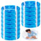 Hejo 12 Pack Nappy Bin Refill, 4.5m Nappy Refill Bags Compatible for Tommee Tippee Angelcare Twist & Click Refill, Smellproof Nappy Bags Refill, Diaper Pail Refill Liner Hold (Blue)