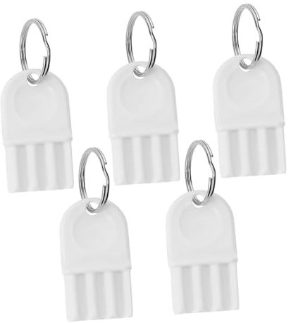 Cabilock 5 Set Tasto distributore asciugamani di carta Porta di asciugamani chiave del distributore di carta chiavi del distributore commerciale chiave distributore wc AbS