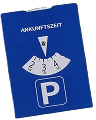 OOLA.DETAL 1/2 discos de estacionamiento para gestión segura del tiempo de aparcamiento en zonas europeas sellos de tiempo de construcción de papel