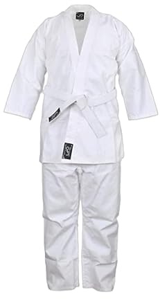 JP Karate Uniform for Kids & Adults Lightweight Student Karate Gi Martial Arts Uniform with Belt (0/130)