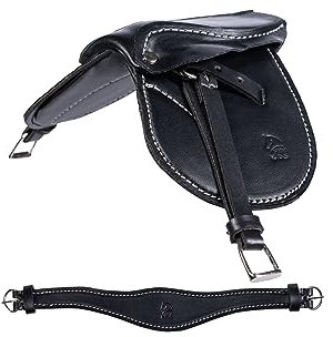 HKM Cuddle Pony Sattel Schwarz Einheitsgröße