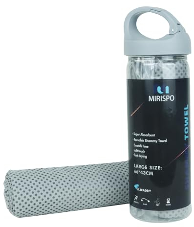 MIRISPO Super saugfähiges Shammy-Handtuch zum Trocknen von Autos, hochwertiges Fensterleder zum Autowaschen, wiederverwendbares, kratzfreies Auto-Shammy-Handtuch mit Punktemuster, grau für Haustiere,