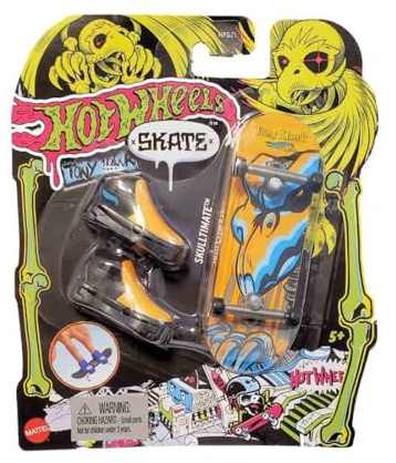 Hot Wheels Skate Neon Theme Finger Skateboard & Foot Packs HPG21-HPG25