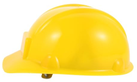 Hohopeti Casque de Pompier Garçon Fille Jaune Confortable pour Déguisement Casque de Chantier Ajusté pour Jeux de Rôle et Fêtes Costumées