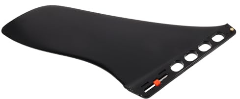 TOYANDONA Aileron de Remplacement Central pour Planche de Surf Gonflable Dérive Amovible Robuste Installation Rapide pour Paddleboard et Ski Nautique Stabilisateur Noir
