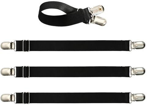 Kaiyzo Liguero Ajustable de Mujer con 4 Tirantes Ajustables, Diseño Antideslizante para Medias y Corsés, Set de 4 Ligas Sujetadoras Elegantes