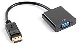 LANBERG Adaptador DISPLAYPORT A VGA 1080P 60HZ 0.20M Negro AD-0002-BK