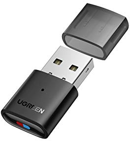 UGREEN Bluetooth Adapter USB Audio Bluetooth 5.0 Adapter kompatibel mit PS5, PS4, PS4 Pro, Switch, Computer, Desktop, Laptop, Windows, MacOS, Linux usw. Plug and Play
