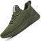 Feethit Turnschuhe Herren Laufschuhe Sportschuhe Sneaker rutschfeste Gummisohlen Leichte und Atmungsaktiv für Gehen Armeegrün 41
