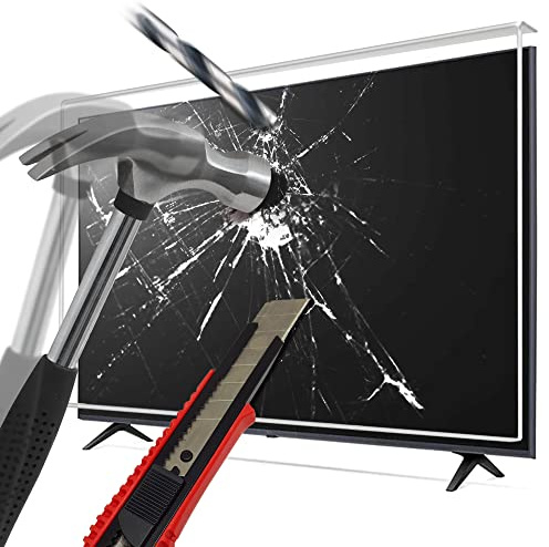 LEYF Salvaschermo TV schermo 165 (65 pollici) - Sospeso e Fisso - Protezione TV Anti danno - Pellicola TV per Televisori LCD, LED, OLED 4K e QLED HDTV, Proteggi Schermo per Televisori.
