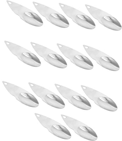 Yardwe 14 Pezzi Kiwi Cucchiaio Scavo Cucchiaio Cucina In Metallo Kiwi Utensile Utensili Manuali Kiwi Cucchiaio Torta Argento Enucleato Acciaio Inossidabile 430