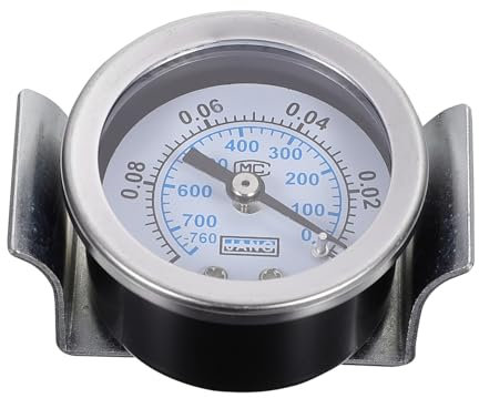 CHILDWEET 1 Stk Druckluftmesser Öl Gefüllt Druckmessgerät Mechanik-werkzeuge Flüssigkeitsgefülltes Manometer Wasserdruck Tester Gasdruckmesser Digitales Manometer Plastik Gewinde Wasseruhr