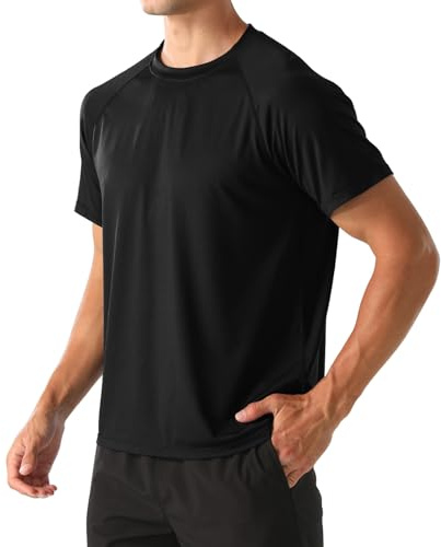 HYCOPROT Camisetas Deportivas Hombre Secado Rápido Transpirables Manga Corta Que Absorben Humedad Correr Entrenamiento Culturismo Camisetas