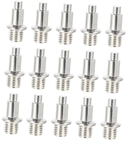 DINHEAROM Clavos de Metal para Zapatos de Atletismo, 32 Piezas Anticorrosión y Resistentes al Óxido, Diseño en Forma de Aguja para Running y Campo Traviesa
