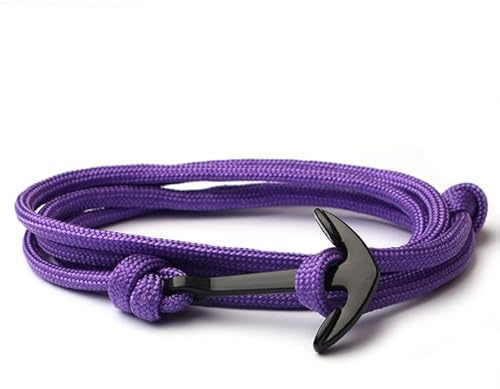 ankare armband polyester sladd, One Size, Legering/polyester