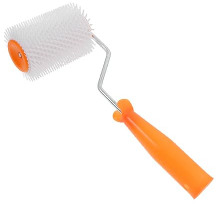 HONMEET Débulleur à Pointes pour Sol Auto-nivelant Anti-mousse avec Manche Ergonomique Outil Manuel pour Peinture et Reagréage des Surfaces