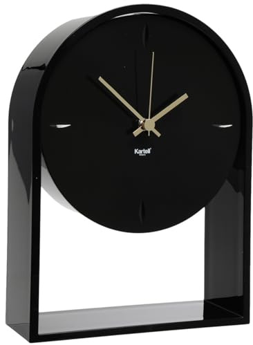 Kartell Air du Temps Orologio, Nero, 21.5 x 8 x 30 cm