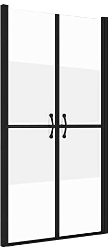 vidaXL Duschdörr halvfrostad ESG (93-96) x190 cm