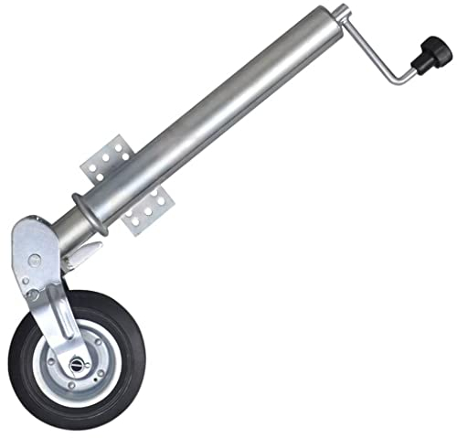 INLIFE Rueda de apoyo plegable de 60 mm para cargas pesadas, 2,5 kg, 210312