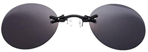 Occhiali da sole Morpheus con clip on naso rotondi senza bordi Mini Vintage Frameless UV400 Men Eyeglasses