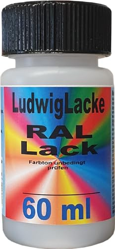 LudwigLacke RAL 9007 Graualuminium matt Lackstift 60ml mit Pinsel