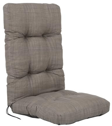 PATIO Auflage für Hochlehner 124 x 48 cm Ronda Gartenstuhl Auflage hoch mit Haltegurt Schnüre zur Befestigung