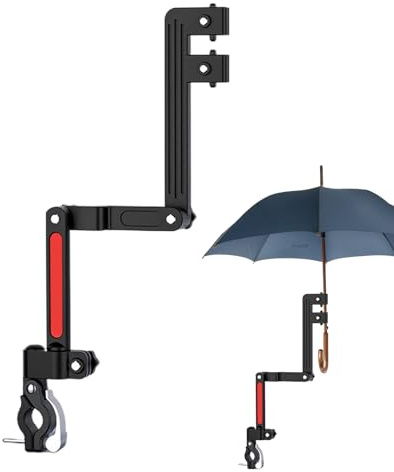 Soporte de paraguas para bicicleta – Soporte de paraguas ajustable para