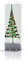 FLATYZ Flache Handgemachte Kerzen Weihnachtsbaum in Grün und Rote Weihnachtskugel | Weihnachtliche Kerze zum Verschenken Oder zur Deko | Brenndauer 3-4h| Mit Weihnachtsmotive Handbemalen