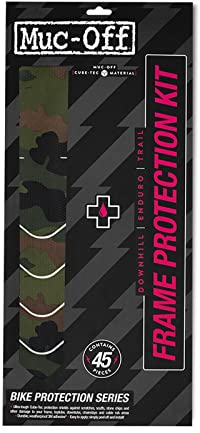 Muc Off Rahmenschutzfolien Frame Protection Kit, Camo - Schwarz Grün, MU-KIT-2172
