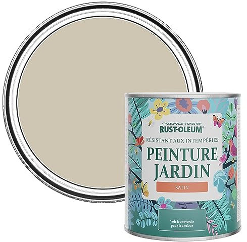 Rust-Oleum Beige Mould-Resistant Garden Paint In Satin Finish - Half Light 750ml