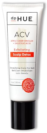 dpHUE ACV Exfoliating Scalp Detox - 4 oz - Helps Reduce Shedding & Promote Healthy Hair Growth - With Salicylic Acid & Niacinamide - No Added Fragrance - Vegan & Color Safe