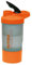 Orange- 600Ml Nitro Shaker Premium Protein Shaker Bottle for Protein Shakes Smoothie Durability Leakproof Plastic Bottle Detachable Cup Store Protein Powder or Supplement for Gym Workout, Sports