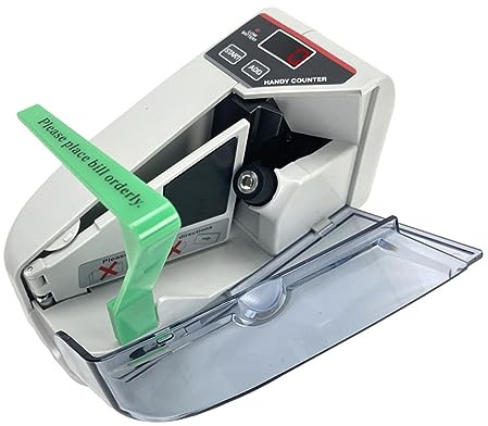 TOGEPP Portable Handheld Money Counter, Mini Banknote Currency Counter, Handy Money Counting Machine for Multi-Currency, Easy to Carry
